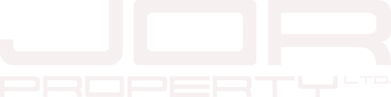 This is JOR Property Logo in white version