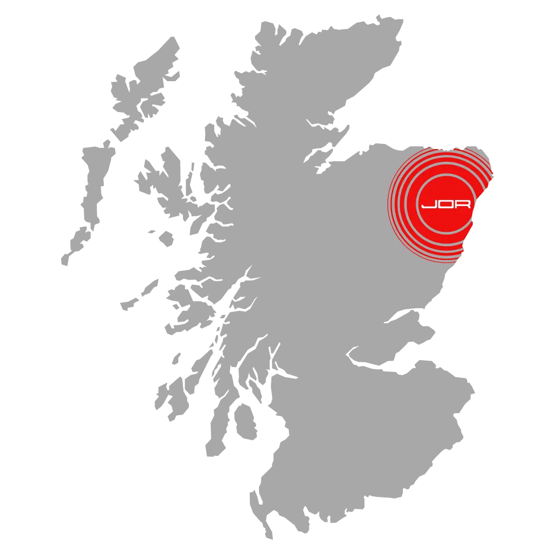 Map of Scotland - Property maintenance Aberdeen area - reliable property services